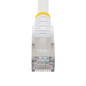 StarTech.com Cavo Ethernet CAT 6a - 1m - Bianco - Cavo di rete LAN Low Smoke Zero Halogen (LSZH) - 10GbE 500MHz 100W PoE++ -