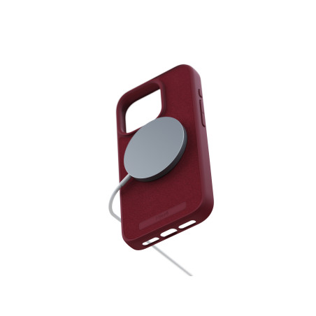 Njord byELEMENTS Suede MagSafe custodia per cellulare 15,5 cm (6.1") Cover Rosso