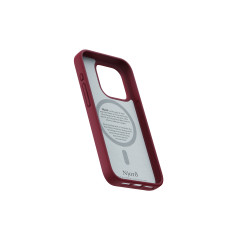 Njord byELEMENTS Suede MagSafe custodia per cellulare 15,5 cm (6.1") Cover Rosso