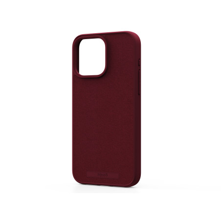 Njord byELEMENTS Suede MagSafe custodia per cellulare 17 cm (6.7") Cover Rosso