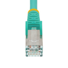 StarTech.com Cavo Ethernet CAT 6a - 5m - Acqua - Cavo di rete LAN Low Smoke Zero Halogen (LSZH) - 10GbE 500MHz 100W PoE++ -