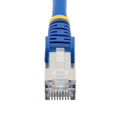 StarTech.com Cavo Ethernet CAT 6a - 50cm - Blu - Cavo di rete LAN Low Smoke Zero Halogen (LSZH) - 10GbE 500MHz 100W PoE++ -