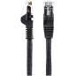 StarTech.com N6LPATCH1MBK cavo di rete Nero 1 m Cat6 U/UTP (UTP)