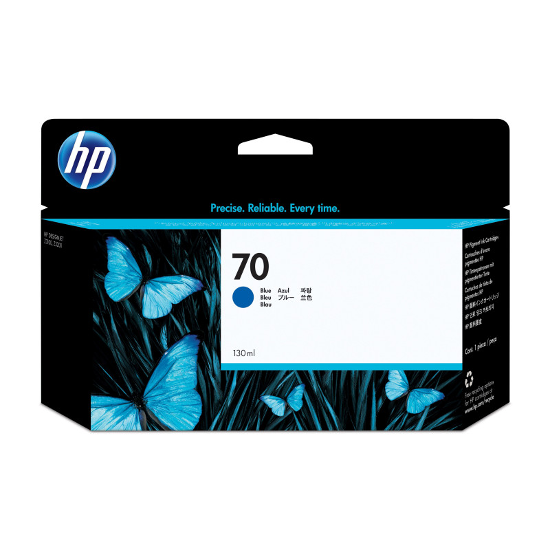 HP Cartuccia inchiostro blu 70, 130 ml