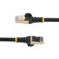 StarTech.com Cavo patch CAT6a da 1,5 m - Schermato (STP) - Filo di rame al 100% - Connettore antistrappo - Nero