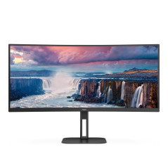 AOC V5 CU34V5C/BK LED display 86,4 cm (34") 3440 x 1440 Pixel Wide Quad HD Nero