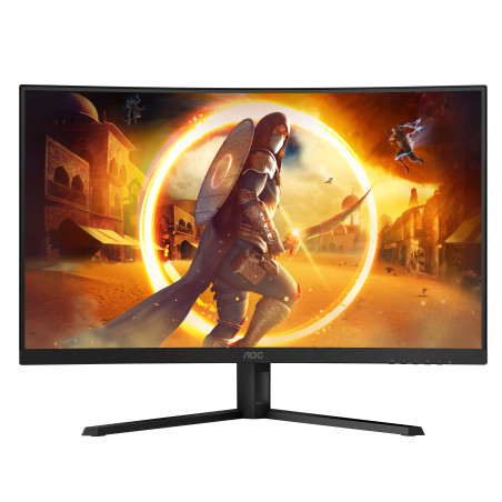 AOC G4 CQ32G4VE Monitor PC 81,3 cm (32") 2560 x 1440 Pixel Quad HD LCD Nero, Grigio