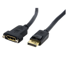 StarTech.com Cavo DisplayPort a Pannello da 91cm - 4K x 2K - Adattatore DisplayPort 1.2 da Maschio a Femmina - Cavo di Prolunga