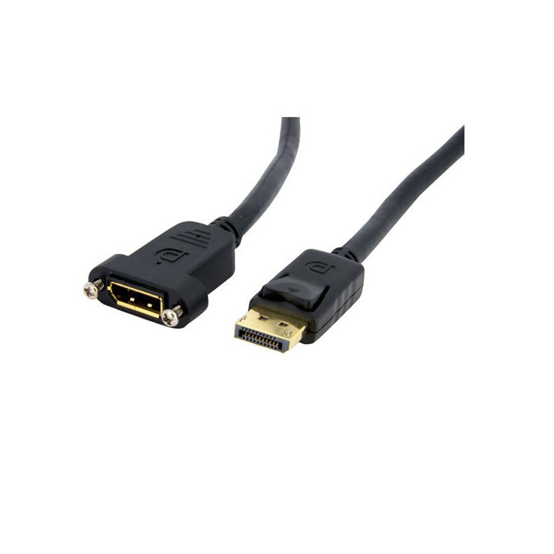 StarTech.com Cavo DisplayPort a Pannello da 91cm - 4K x 2K - Adattatore DisplayPort 1.2 da Maschio a Femmina - Cavo di Prolunga