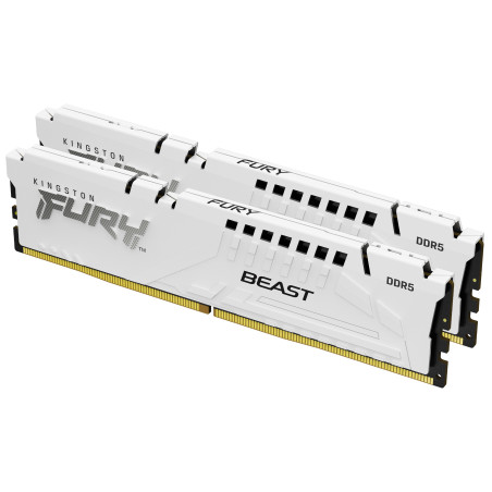 Kingston Technology FURY Beast 32GB 6000MT/s DDR5 CL36 DIMM (Kit da 2) White EXPO