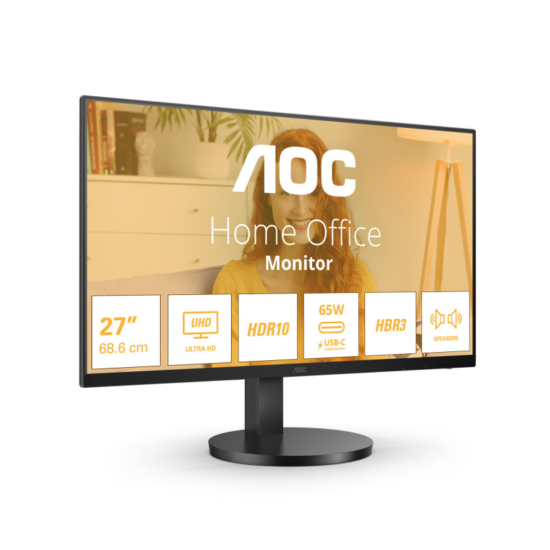 AOC B3 U27B3CF Monitor PC 68,6 cm (27") 3840 x 2160 Pixel 4K Ultra HD LCD Nero