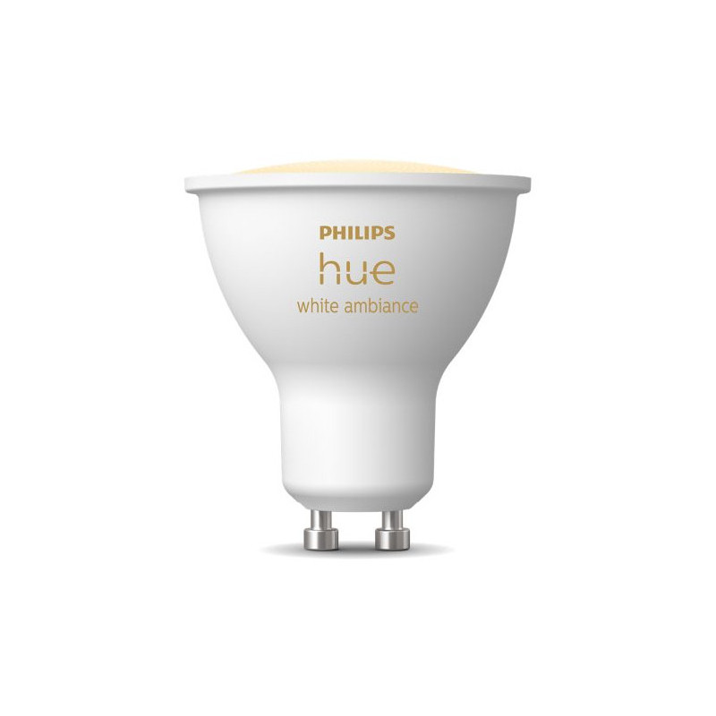 Philips Hue White ambiance GU10 Faretto luminoso intelligente Bluetooth/Zigbee 4,2 W