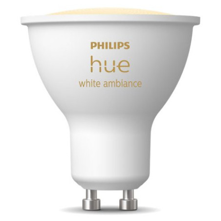 Philips Hue White ambiance GU10 Faretto luminoso intelligente Bluetooth/Zigbee 4,2 W