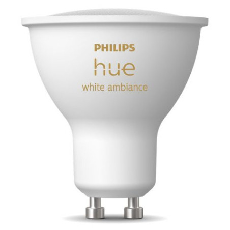 Philips Hue White ambiance GU10 Faretto luminoso intelligente Bluetooth/Zigbee 4,2 W