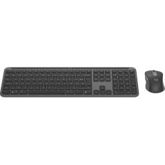 Logitech MK950 Signature Slim tastiera Mouse incluso Ufficio RF senza fili + Bluetooth QWERTY Italiano Grafite