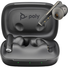 POLY Auricolari nerofumo Voyager Free 60 UC + Adattatore BT700 USB-A + Custodia di ricarica di base