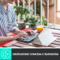 Logitech K380 Multi-Device Tastiera Bluetooth Wireless, Design Easy-Switch, Sottile, Portatile, 2 Anni di Batteria, Funziona