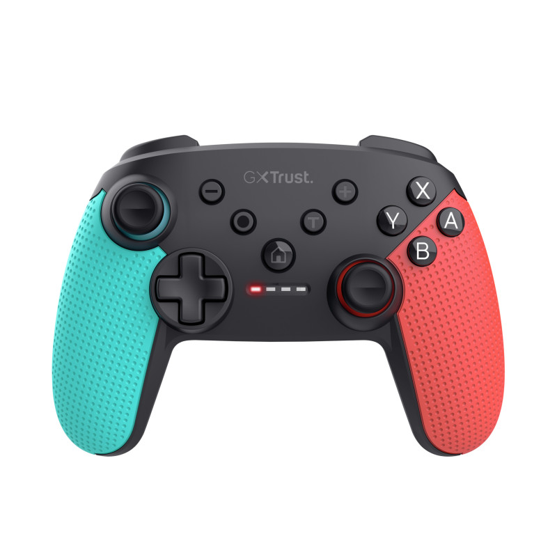 Trust GXT 1246B Muta Nero, Blu, Rosso Bluetooth Gamepad Nintendo Switch, Nintendo Switch Lite