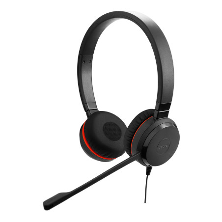 Jabra Evolve 20SE MS Stereo Auricolare Cablato A Padiglione Ufficio USB tipo A Bluetooth Nero