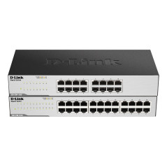 D-Link GO-SW-24G Non gestito L2 Gigabit Ethernet (10 100 1000) 1U Nero