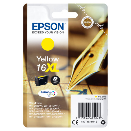 Epson Pen and crossword Cartuccia Penna e cruciverba Giallo Inchiostri DURABrite Ultra 16XL