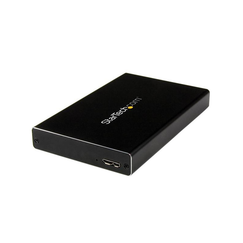 StarTech.com Box Esterno Universale per disco rigido SATA III da 2,5" USB 3.0 - Case SSD/HDD portabile SATA 6 Gbps - supporto