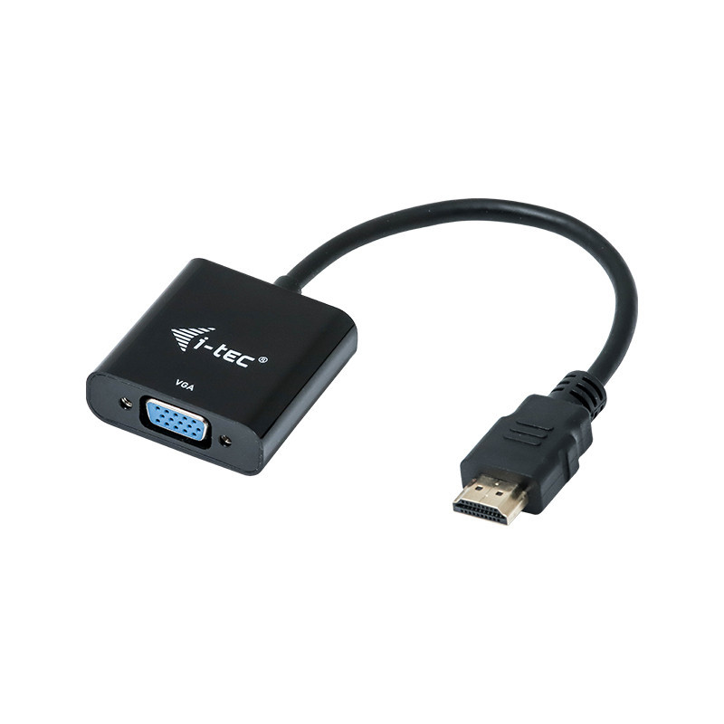 i-tec HDMI2VGAADA cavo e adattatore video 0,15 m HDMI VGA Nero