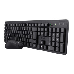 Trust TKM-360 tastiera Mouse incluso Ufficio RF Wireless QWERTY Italiano Nero