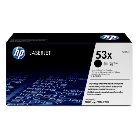 HP Cartuccia Toner originale nero ad alta capacità LaserJet 53X