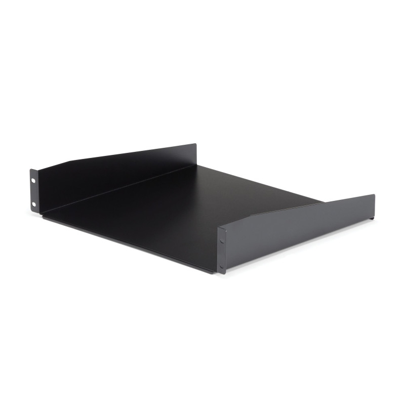 StarTech.com Ripiano universale standard per armadio server a rack di colore nero