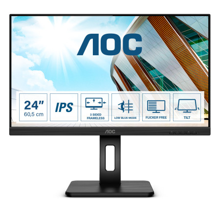 AOC P2 24P2Q LED display 60,5 cm (23.8") 1920 x 1080 Pixel Full HD Nero