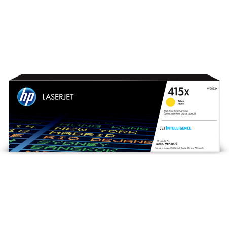 HP Cartuccia toner giallo originale LaserJet 415X ad alta capacità