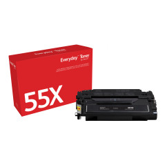 Everyday Toner ™ di Xerox Nero compatibile con HP 55X (CE255X  CRG-324II), High capacity