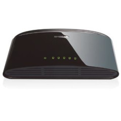 D-Link DES-1005D Non gestito Fast Ethernet (10 100) Nero