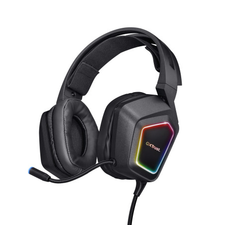 Trust GXT 450 Blizz RGB 7.1 Surround Auricolare Cablato A Padiglione Giocare USB tipo A Nero