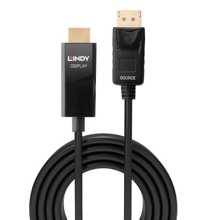 Lindy 40928 cavo e adattatore video 5 m DisplayPort HDMI tipo A (Standard) Nero