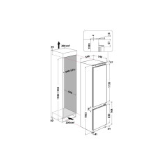 Whirlpool Frigorifero combinato da incasso - ART 9812 SF1