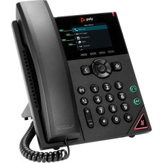 POLY Telefono IP VVX 250 a 4 linee abilitato per PoE