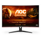 AOC G2 C32G2AE/BK LED display 80 cm (31.5") 1920 x 1080 Pixel Full HD Nero, Rosso