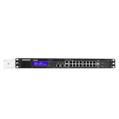 QNAP QGD-1602P Gestito L2 2.5G Ethernet (100/1000/2500) Supporto Power over Ethernet (PoE) Nero, Grigio