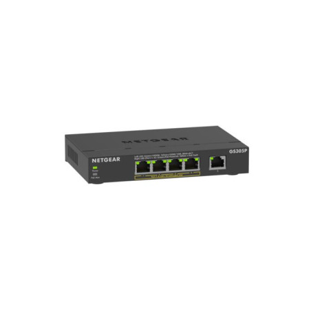 NETGEAR GS305Pv3 Non gestito Gigabit Ethernet (10/100/1000) Supporto Power over Ethernet (PoE) Nero