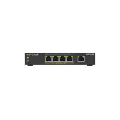 NETGEAR GS305Pv3 Non gestito Gigabit Ethernet (10 100 1000) Supporto Power over Ethernet (PoE) Nero