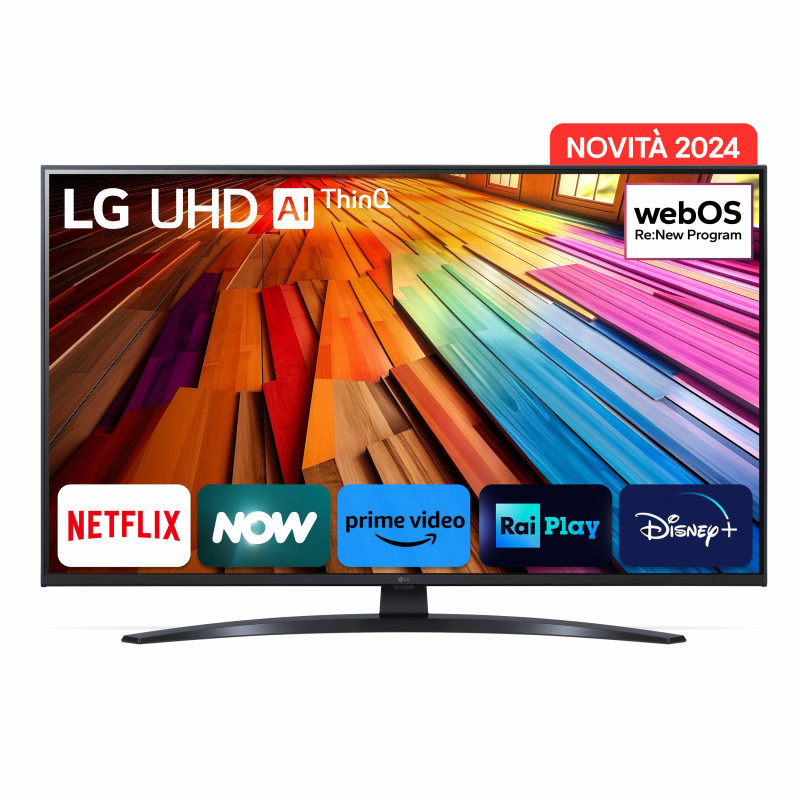 LG UHD 43'' Serie UT81 43UT81006LA, TV 4K, 3 HDMI, SMART TV 2024