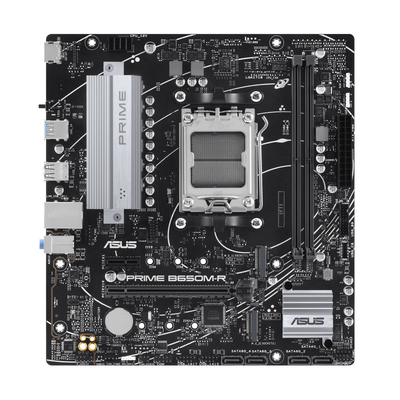 ASUS PRIME B650M-R AMD B650 Presa di corrente AM5 micro ATX