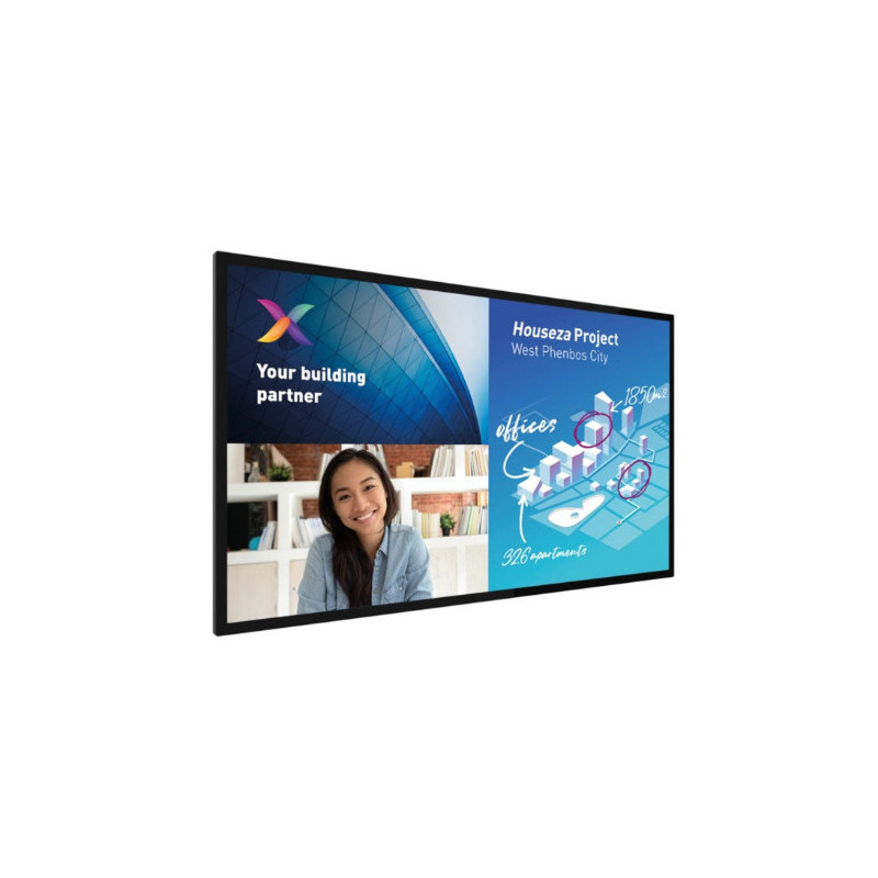 Philips 86BDL8051C/00 visualizzatore di messaggi 2,18 m (86") 350 cd/m² 4K Ultra HD Nero Touch screen Android 9.0