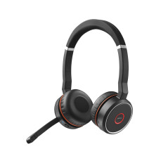 Jabra Evolve 75 Auricolare Wireless A Padiglione Ufficio Bluetooth Nero, Rosso