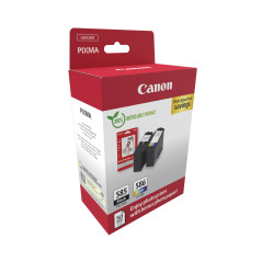 Canon PG-585 CL-586 PVP cartuccia d'inchiostro 2 pz Originale Nero, Ciano, Magenta, Giallo