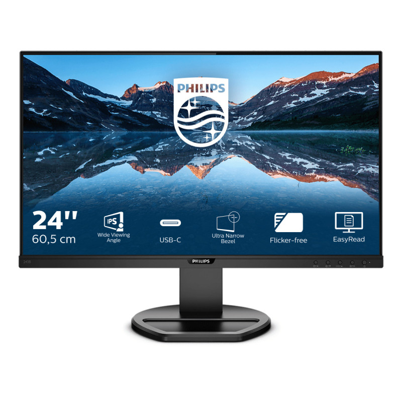 Philips B Line 243B9/00 Monitor PC 60,5 cm (23.8") 1920 x 1080 Pixel Full HD LED Nero