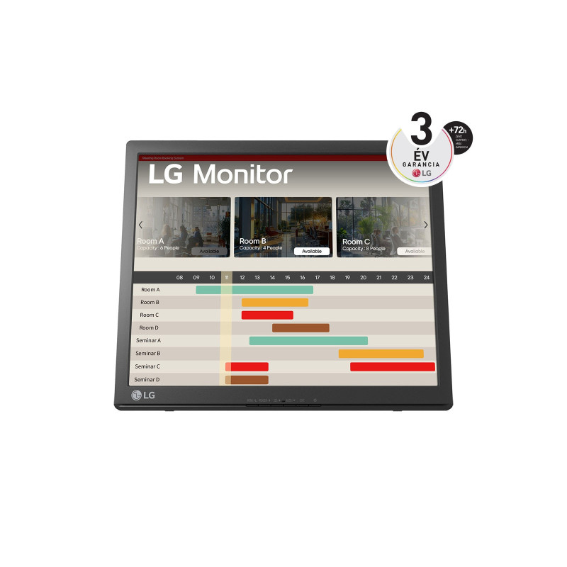 LG 17BR30T-B.AWM Monitor PC 43,2 cm (17") 1280 x 1024 Pixel SXGA LCD Touch screen Nero