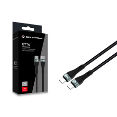 Conceptronic ETTA01B20 cavo USB 2 m USB 2.0 USB C Nero